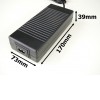 Síťový adaptér, 12V, 120W Síťový adaptér do zásuvky pro LED pásky, černá, vstup 230V, výstup 12V, 10A, 120W, IP20, s konektorem 5,5/2,1mm, rozměry 170x39x73mm, kabel l=1m, ochrana proti zkratu, přetížení, přehřátí náhled 2