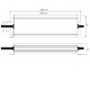 LED zdroj 12V 100W, IP67 Napájecí zdroj pro LED pásky, vstup 230V, výstup 12V, 100W, IP67, rozměry 182x62x17mm, ochrana proti přehřátí, zkratu a přetížení. náhled 9