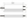 LED zdroj 24V 400W, IP67 Napájecí zdroj pro LED pásky, vstup 230V, výstup 24V, 400W, IP67, rozměry 260x92×37mm, ochrana proti přehřátí, zkratu a přetížení. náhled 10