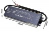 LED zdroj 24V 150W Napájecí zdroj pro LED pásky, vstup 230V, výstup 24V, 150W, IP67, rozměry 202×60×19mm, ochrana proti přehřátí, zkratu a přetížení. náhled 8