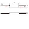 LED zdroj 12V 250W Napájecí zdroj pro LED pásky, vstup 230V, výstup 12V, 250W, IP67, rozměry 	307x36x23mm, 	ochrana proti přehřátí, zkratu a přetížení náhled 8