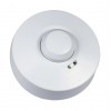 GENER HF 360°/120°, IP20 HF - Pohybové čidlo mikrovlnné, senzor pohybu pro osvětlení, plast, bílá, záběr 360°, dosah 1-8m, čas 10s-12min, soumrak, 230V, zátěž max 300W/1200W, IP20, d=96mm, h=43mm. náhled 1