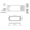 DRIVER Tuya, Wifi, RGBW+CCT 5x3A LED ovladač přijímač pro LED pásky, ovl. telef smart systém Tuya, Wifi, RGBW-CCT 5CH, nastavení teploty světla, stmívání, zap/vyp, napájení 5x3A, 12V, 36W/ch,180W, 24V 72W/ch, 360W, rozm 114x38x20mm náhled 2