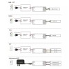 DRIVER Tuya, Wifi, RGBW+CCT 5x3A LED ovladač přijímač pro LED pásky, ovl. telef smart systém Tuya, Wifi, RGBW-CCT 5CH, nastavení teploty světla, stmívání, zap/vyp, napájení 5x3A, 12V, 36W/ch,180W, 24V 72W/ch, 360W, rozm 114x38x20mm náhled 4