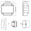 RF přijímař TUYA WiFi, stmívač 0-100%, TRIAC, 200W RF bezdrátový přijímač, stmívač TRIAC 230V, 1A, 200W, stmívání 0-100%, TUYA WiFi, dosah až 30m, rozměry 52x52x26mm do KU68, lze spárovat max 10 vysílačů na 1 přijímač náhled 4