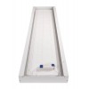 MR04 - Rám pro LED panel 120x30 Montážní rám pro přisazenou instalaci LED panelů 295x1195mm, materiál hliník, povrch bílá, rozměry 300x1200x65mm, DIY šroubovací, rozložený. náhled 1