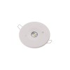 GLOT Emergenecy 2W Podhledové nouzové svítidlo plast bílá, SA - pro běžné i nouzové svícení, LED 2W, 160lm/200lm, denní 6000K, záloha 2h, 230V, IP20, tř.2, rozměry d=97,8mm, h=33,5mm. náhled 1