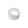GLOT rámeček Montážní rámeček pro přisazenou instalaci, těleso plast bílá, rozměry d=97,8mm, h=50,5mm, POUZE RÁMEČEK. náhled 1