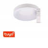 CASACU PL R 32W, SMART Stropní svítidlo, těleso kov, povrch černá, dif plast opál, LED 32W,  smart TUYA WIFI, dálk ovladačem (součástí) CCT nast teplota teplá 3000K - denní 6000K, stmív.,230V, IP20, rozměry d=380mm, h=90mm. náhled 3