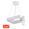 CASACU HL SQ 60W, SMART Závěsné svítidlo, kov, černá, dif plast opál, LED 60W, smart TUYA WIFI, dálk ovl (součástí) CCT nast teplota teplá 3000K - denní 6000K, stmív.,230V, IP20, 600x600mm, vč závěs lanka l=1500mm, lze zkr. náhled 4