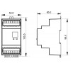 DALI/PWM-4CH-RGBW-stmívač Převodník, stmívač DALI na 4 kanály RGBW, PWM, stmívání 0,1-100%, vstup 12V/24V/36V, zátěž max 4x5A, (4x60W/12V, 4x120W/24V, 4x180W/36V), montáž na DIN, 53x98x65mm náhled 4