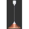 DISC 60W E27 Závěsné svítidlo, těleso plast, povrch hliník, sklo opál, imitace vroubkování, pro žárovku 1x60W, E27, 230V, IP20, tř.1, d=300mm, závěsný kabel l=1250mm, lze zkrátit. náhled 4