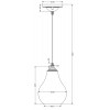 JASMIN Závěsné svítidlo, tvar hruška, materiál kov, povrch měděná antická zašlá, pro žárovku 1x40W, E14, 230V, IP20, tř.1, d=190mm, závěs l=1500mm, lze zkrátit. náhled 11