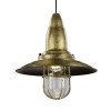 HAT 40W E27 VÝPRODEJ Závěsné svítidlo, materiál kov, povrch měděná zašlá, imitace opotřebení, sklo čirá, pro žárovku 1x40W, E27, 230V, IP20, tř.1, d=320mm, závěs l=1500mm, lze zkrátit. náhled 2