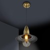 HAT 40W E27 VÝPRODEJ Závěsné svítidlo, materiál kov, povrch měděná zašlá, imitace opotřebení, sklo čirá, pro žárovku 1x40W, E27, 230V, IP20, tř.1, d=320mm, závěs l=1500mm, lze zkrátit. náhled 5