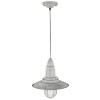 HAT 40W E27 VÝPRODEJ Závěsné svítidlo, materiál kov, povrch měděná zašlá, imitace opotřebení, sklo čirá, pro žárovku 1x40W, E27, 230V, IP20, tř.1, d=320mm, závěs l=1500mm, lze zkrátit. náhled 7