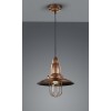 HAT 40W E27 VÝPRODEJ Závěsné svítidlo, materiál kov, povrch měděná zašlá, imitace opotřebení, sklo čirá, pro žárovku 1x40W, E27, 230V, IP20, tř.1, d=320mm, závěs l=1500mm, lze zkrátit. náhled 10