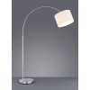 CAPRITO stojací Stojací lampa, základna kov, povrch nikl mat, stínítko textil bílá, difuzor sklo mat, pro žárovku 1x28W, E27, 230V, IP20, zař.tř.2, h=1500-2150mm, vyložení max 1000mm náhled 2
