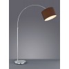 JOJO Stojací lampa, základna kov, povrch nikl mat, stínítko textil bílá, difuzor sklo mat, pro žárovku 1x28W, E27, 230V, IP20, zař.tř.2, h=1500-2150mm, vyložení max 1000mm náhled 8