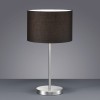 JOJO Stolní lampa, základna kov, povrch nikl mat, stínítko textil bílá, difuzor sklo mat, pro žárovku 1x28W, E27, A60, 230V, IP20, zař.tř.2, h=550mm, d=300mm, vypínač na kabelu náhled 5