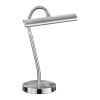 CURTIS Stolní lampa bankéřská, flexibilní rameno, husí krk, materiál kov, povrch nikl mat, LED 1x4W, teplá 3000K, 380lm, dotykový stmívač a vypínač, 230V, IP20, tř.1, rameno l=185mm, h=350mm náhled 4