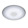 SHOGUN LED 30W Stropní svítidlo, základna plast, bílá, difuzor sklo opál, imit hvězd, LED 30W, 2400lm,dálk ovl stmívatelné, CCT nastav teplota teplá 3000K - denní 5500K,, 230V, IP20,  rozměry d=425mm, h=60mm náhled 1
