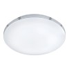 APART Stropní svítidlo, základna kov, povrch chrom, difuzor plast opál, LED 1x18W, teplá 3000K, 1600lm, 230V, do koupelny IP44, tř.1, rozměry d=350mm, h=95mm. náhled 1