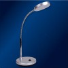 LUCY Stolní kancelářská lampa, nastav směr svícení, husí krk, těleso kov, povrch černá, difuzor plast opál, LED 5W, teplá 3000K, 420lm, 230V, IP20, rozměry h=400mm. náhled 4