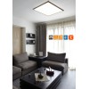 BRANTA SQ Tuya 60W CCT Stropní svítidlo, rámeček chrom, difuzor plast opál, LED 60W, 6000lm, dálk ovl, nebo smart telefon Tuya, WiFi, stmív, nast teplota CCT teplá 3000K - denní 6000K, Ra80, 230V, IP20, 630x630x85mm náhled 20