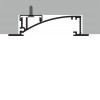 WAKE profil Vestavný zápustný profil, materiál hliník, povrch surový, maximální šířka LED pásků w=8mm, boční úchyt LED pásků, rozměry 53x13,5mm, l=4000mm, svítí nahoru, nebo dolů náhled 13
