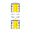 CORNER PROFIL 53x53mm Stropní, přisazený profil pro LED pásky, materiál hliník, povrch elox šedostříbrný mat, max šířka LED pásků w=32mm, rozměry 53x53mm, l=2000mm náhled 6