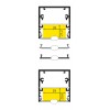 CORNER PROFIL 53x53mm Stropní, přisazený profil pro LED pásky, materiál hliník, povrch elox šedostříbrný mat, max šířka LED pásků w=32mm, rozměry 53x53mm, l=2000mm náhled 7