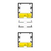 CORNER PROFIL 53x53mm Stropní, přisazený profil pro LED pásky, materiál hliník, povrch elox šedostříbrný mat, max šířka LED pásků w=32mm, rozměry 53x53mm, l=2000mm náhled 8