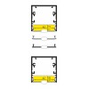 CORNER PROFIL 53x53mm Stropní, přisazený profil pro LED pásky, materiál hliník, povrch elox šedostříbrný mat, max šířka LED pásků w=32mm, rozměry 53x53mm, l=2000mm náhled 9