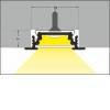 GLAUX profil Vestavný, profil pro LED pásky, materiál hliník, povrch surový, max šířka LED pásků w=10mm, rozměry 24x7mm, l=2000mm náhled 11