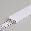 DIFUZOR NA KLIP Difuzor k profilu pro LED pásky nacvakávací, materiál PMMA, povrch opál, propustnost 70%, rozměry 13,1x3,8mm, l=3000mm náhled 1