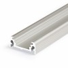 CHENO profil Přisazený, stropní profil pro LED pásky, materiál hliník, povrch elox šedostříbrný mat, max šířka LED pásků w=10mm, rozměry 20x8mm, l=4000mm náhled 1