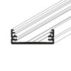 NAPUS profil Přisazený, stropní profil pro LED pásky, materiál hliník, povrch elox šedostříbrný mat, max šířka LED pásků w=24mm, rozměry 32x11mm, l=2000mm náhled 2