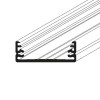 NAPUS PROFIL 32x11mm Přisazený, stropní profil pro LED pásky, materiál hliník, povrch elox šedostříbrný mat, max šířka LED pásků w=24mm, rozměry 32x11mm, l=2000mm náhled 2