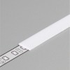 Difuzor nasouvací A VÝPRODEJ Nasouvací difuzor k profilu pro LED pásky, materiál polykarbonát PC/PP, povrch transparentní, propustnost 90%, rozměry 10x0,8mm, l=2000mm náhled 3