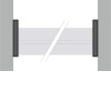 BARBULA KONCOVÝ DRŽÁK Koncový držák profilu pro LED pásky, materiál kov, povrch pozikovaný ocel, rozměry 44x41,3x5mm náhled 3