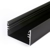 BARTIAS profil Přisazený profil pro LED pásky, materiál hliník, povrch černý, max šířka LED pásků w=50mm, rozměry 53x28mm, l=2000mm náhled 1