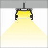 NAJA profil Vestavný, přisazený profil pro LED pásky, materiál hliník, povrch surový, max šířka LED pásků w=12mm, rozměry 14,8x10,8mm, l=2000mm náhled 16