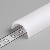 difuzor půlkruhový klip Difuzor k profilu pro LED pásky nacvakávací, tvar půlkruh, materiál PMMA, povrch opál, propustnost 70%, rozměry 19,2x10,9mm, l=2000mm náhled 1