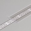 DNE 19,2x0,8mm Nasouvací difuzor k profilu pro LED pásky, materiál polykarbonát PC/PP, povrch transparentní, propustnost 90%, rozměry 19,2x0,8mm, l=2000mm náhled 2