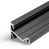 CHIMA profil 14 Přisazený, rohový profil pro LED pásky, sklon 60° nebo 30°, materiál hliník, povrch elox šedostříbrný mat, max šířka LED pásků w=14mm, rozměry 24x19,4mm, l=2000mm náhled 6