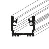 FALLO PROFIL DO PODLAHY, 15,8x13,7mm Podlahový pochozí LED profil pro LED pásky, materiál hliník, povrch elox šedostříbrný mat, max šířka LED pásků w=12mm, IK08 (5J), rozměry 15,8x13,7mm, l=4000mm náhled 2