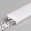 DCL 15,5x5,5mm Difuzor k profilu pro LED pásky nacvakávací, hranatý, materiál polykarbonát PC, povrch opál, propustnost 60%, rozměry 15,5x5,5mm, l=4000mm náhled 1