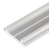 PIA PROFIL 20x3mm Přisazený profil pro LED pásky, materiál hliník, povrch surový, max šířka LED pásků w=12mm, rozměry 20x3,3mm, l=2000mm náhled 1