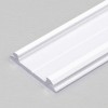 PIA PROFIL 20x3mm Přisazený profil pro LED pásky, materiál hliník, povrch surový, max šířka LED pásků w=12mm, rozměry 20x3,3mm, l=2000mm náhled 4